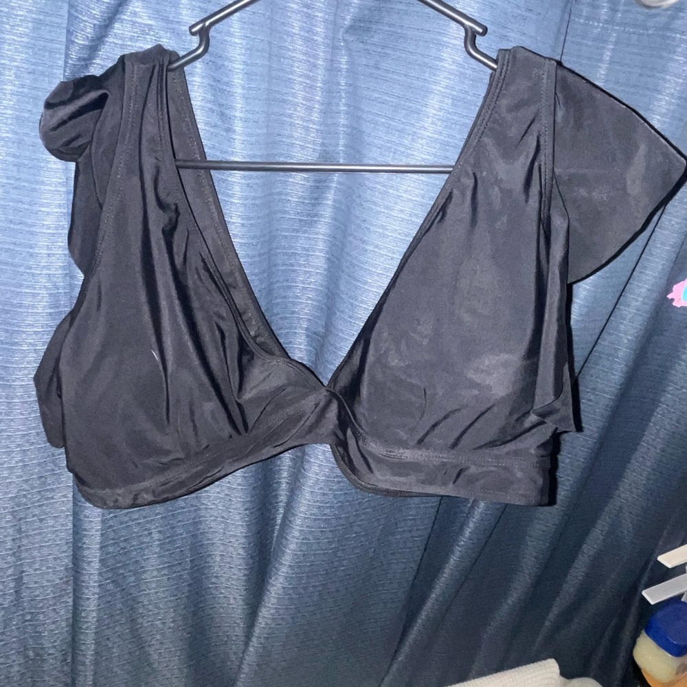 Women black swimsuit